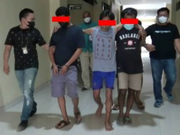 Komplotan Maling Motor Mertua Kapolda Tertangkap