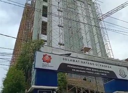 Akhir Tahun 2024 Kontraktor Belum Selesaikan Pembangunan Grha Madya Adhyaksa Kejati Jatim