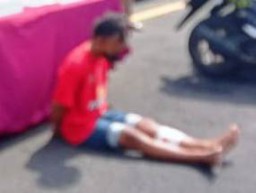 Pencuri Motor Kurir Paket di Gatot Subroto Pasuruan Didor Kakinya