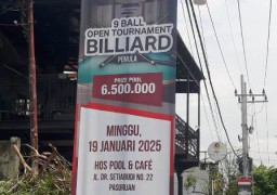 Polsek Purworejo: Tournament Billiard 9 Ball Tak Berizin
