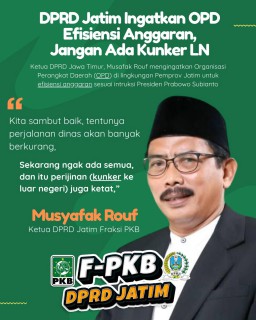 Daftar Anggota DPRD Jatim ke Luar Negeri Kloter Pertama 9 Orang