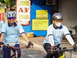 Wali Kota Pasuruan Ikuti Acara Gowes Kemerdekaan