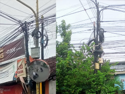 Tanpa Koordinasi dan Kompensasi, Tiang Wifi di Pasuruan Tetap Berdiri