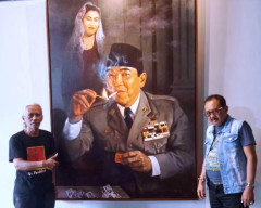 Cak Armuji Hadiri Pameran Vivere Pericoloso