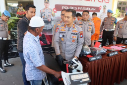 Polres Pasuruan Ungkap Tiga Kasus Kriminal yang Meresahkan Warga