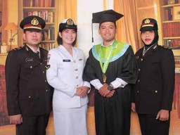 Putra Pasangan Perwira Polda Jatim Lolos Calon Perwira Pa PK TNI 2023