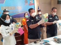BNNP Jatim Tangkap Pengedar Sabu 1646 Gram