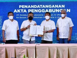 Pelindo I, II, II dan IV Resmi Dilebur Jadi Satu