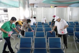 Pelindo III Bersih-bersih Terminal Lawan Corona