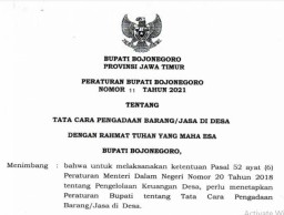Takut Camat, Kades di Padangan Berani Langgar Peraturan Bupati Bojonegoro