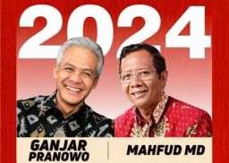 Mohammad Mahfud Mahmodin Resmi Dampingi Ganjar Pranowo