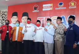 Deklarasi 4 Parpol Dukung Pasangan Teno-Hasyim