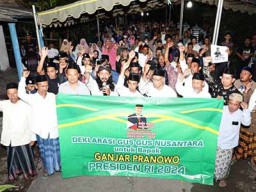 Relawan Gus Blitar Doa Bersama dan Deklarasi Dukung Ganjar 2024