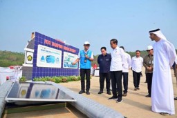 Jokowi: Keberadaan PLTS Dukung Industri Energi Hijau