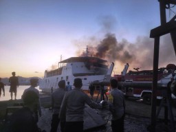 Kebakaran KMP Nusa Penida Makan Korban Jiwa