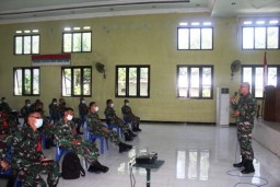 Mayor Yopi Wahyu Susilo Sosialisasi Hukum ke Prajurit