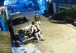 Motor Ketua RT Kalimas Barat Digondol Maling