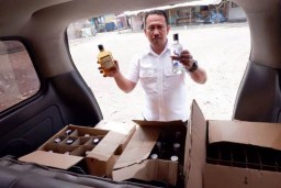 Polres Pasuruan Gerebek Warung Miras