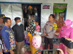 Balita Pecandu Aroma Bensin dapat Perhatian Kapolres Sampang