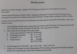 Sekdes Pucangsari Ngaku Salah Tulis Prasasti