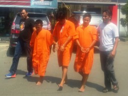 Polsek Semampir Ringkus Tiga Budak Sabu