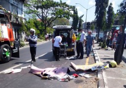 Suami Kedes Pucangsari Tewas Ditabrak Truk