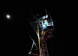 6 Tiang PLN Roboh Akibat Cuaca Ekstrem Sumbawa