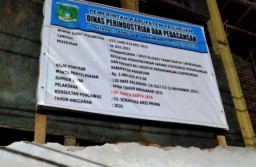 Urugan Pasar Winongan Diduga Gunakan Pasir Ilegal