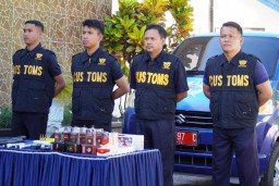 Bea Cukai Bitung Operasi Gempur Rokok Ilegal