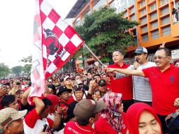 Tanpa Megawati HUT PDIP ke 45 Meriah