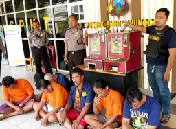 Perjudian Mesin Dingdong Wonosari Digerebek