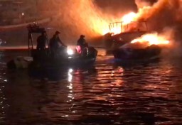 5 Kapal Patroli Kemenhub Terbakar