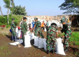 Tanggul Sumberduren Kediri Jebol