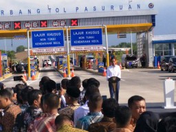 Presiden Jokowi Resmikan Tol Gempol-Pasuruan