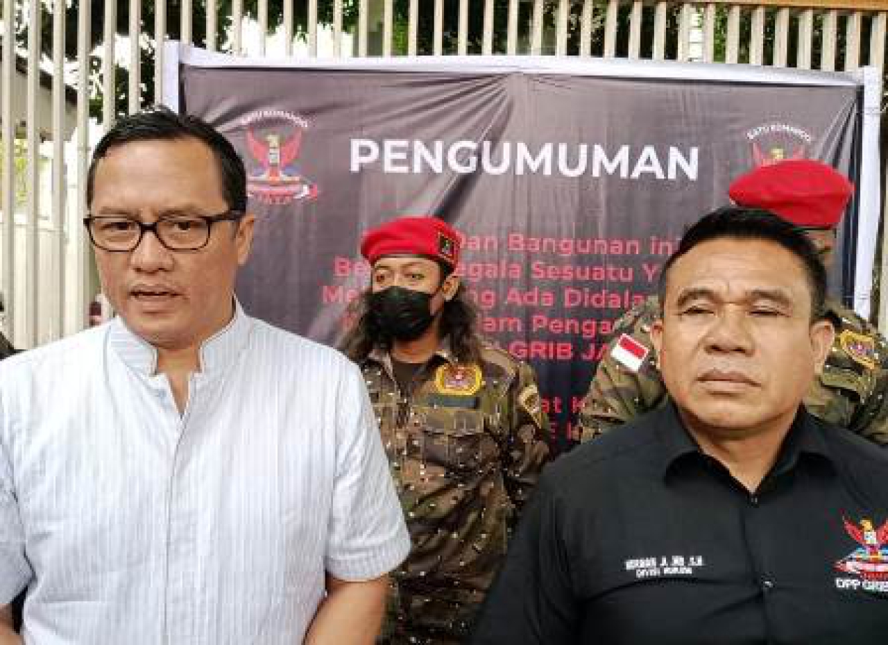 Puluhan Anggota GRIB Jaya Jatim Datangi PT Sakura Damai Sentosa