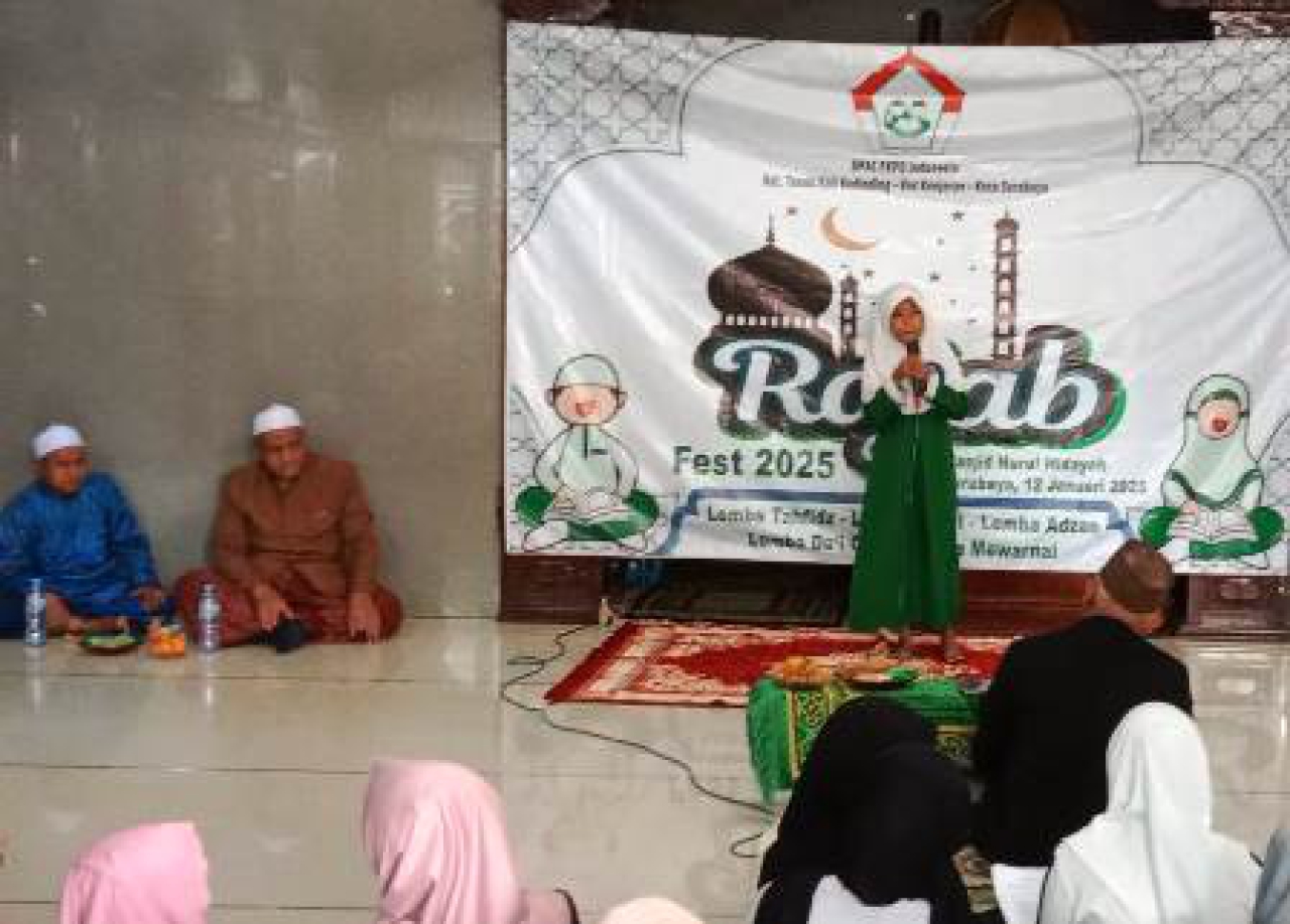 Salah satu peserta lomba FKPQ Kenjeran.