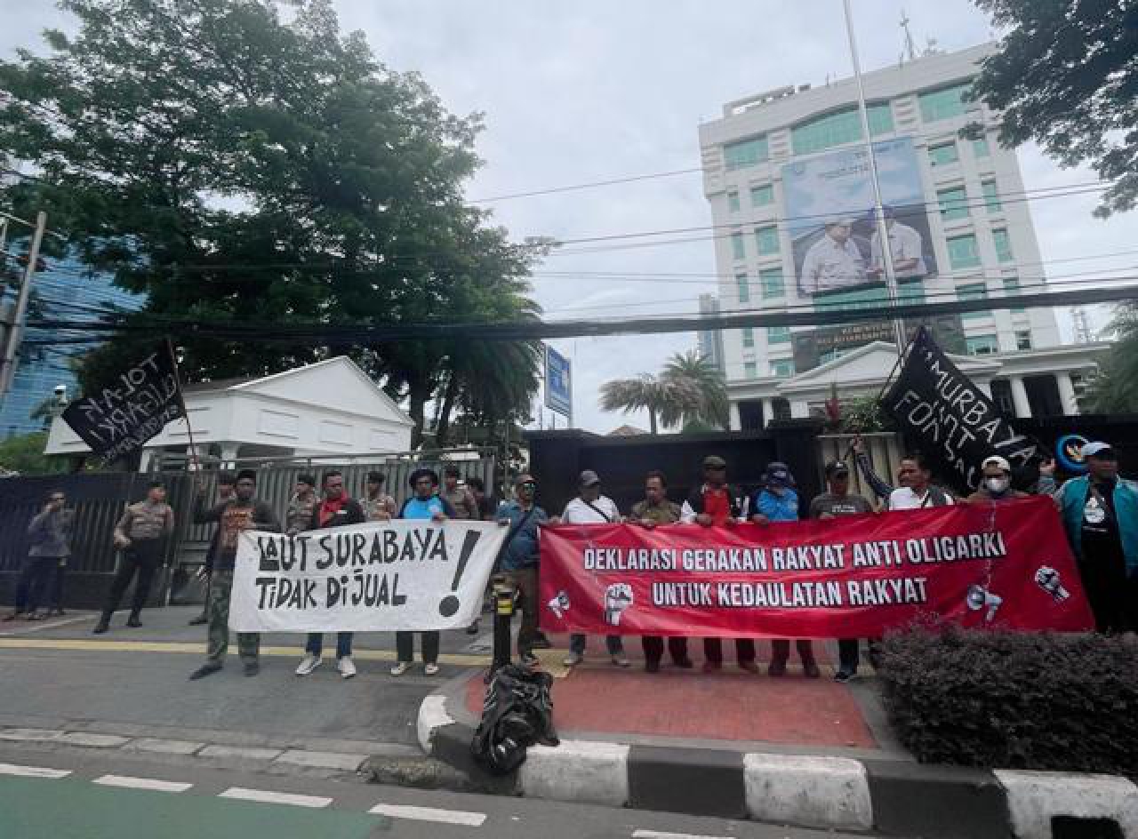 Demo tolak reklamasi PSN-SWL.