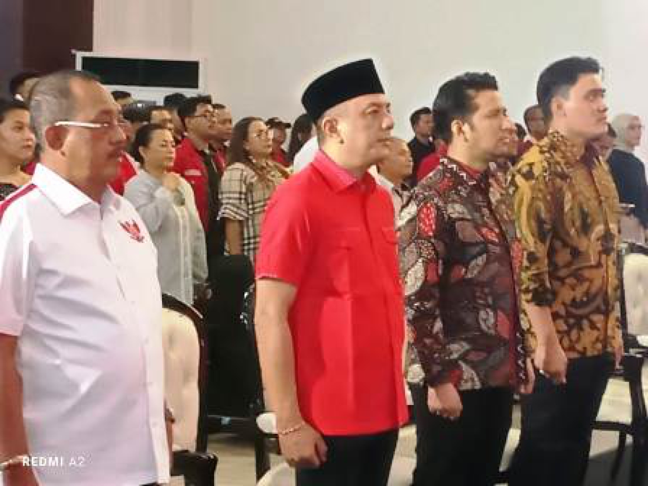 (dari kiri) Armuji, Denny Wicaksono, Emil Elestianto Dardak dan Cahyo Harjo Prakoso.