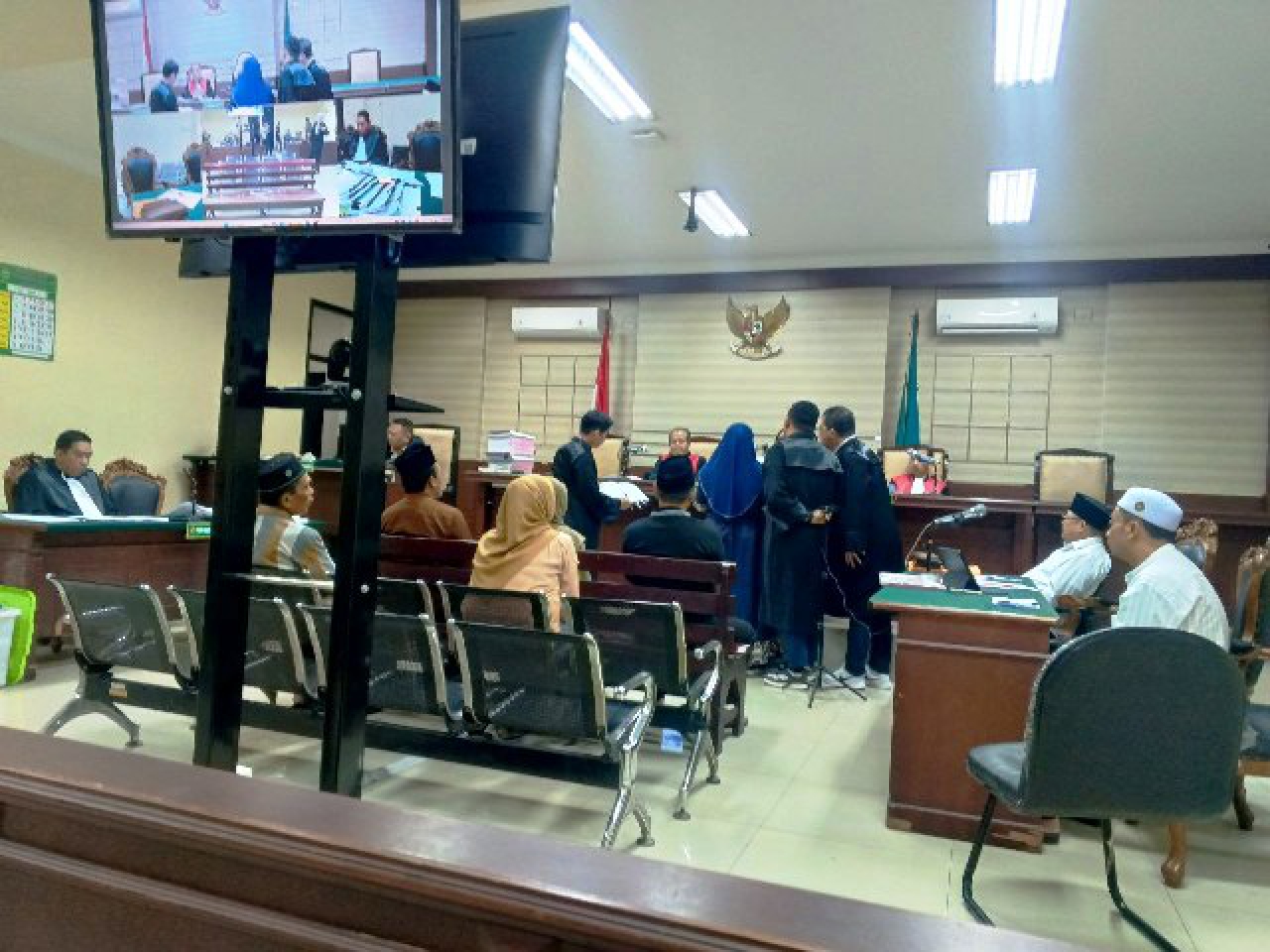 Saksi lembaga penerima hibah Pemkab Bondowoso.