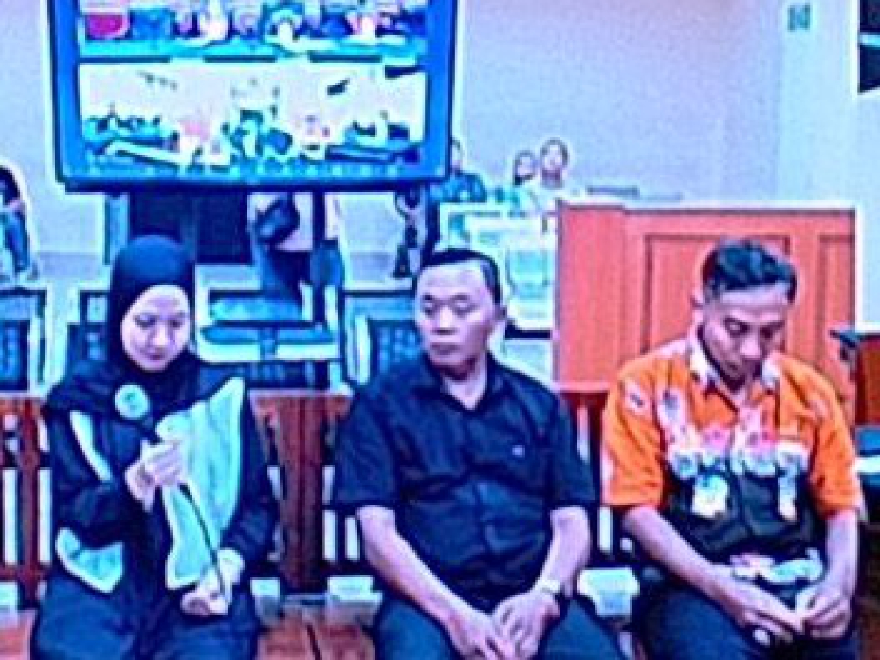 (dari kiri) Dania Meriza, Sayadi, Awaludin Yudha.