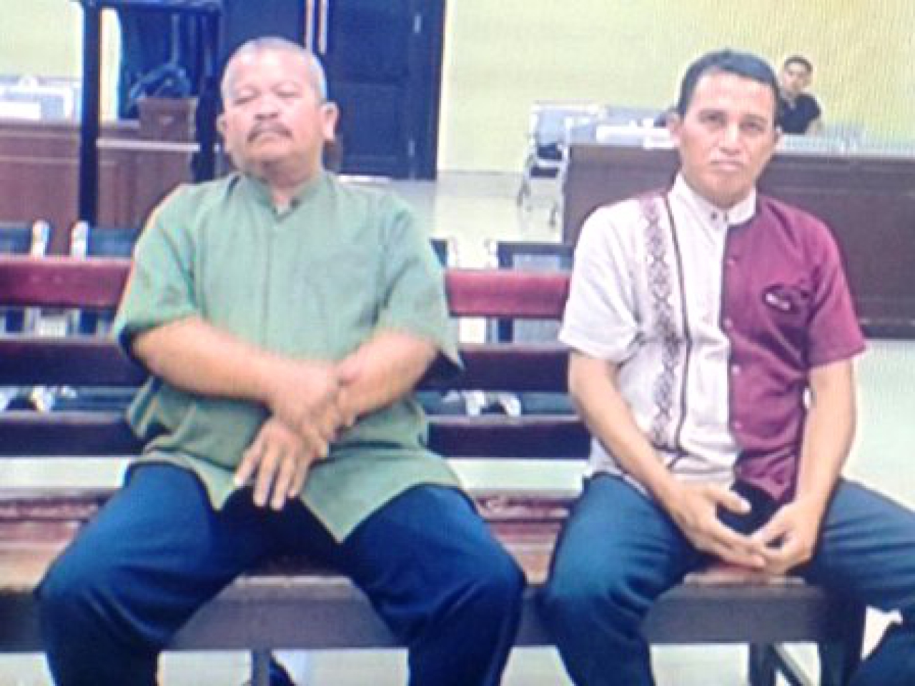 (dari kiri) Halid dan Riyanto.