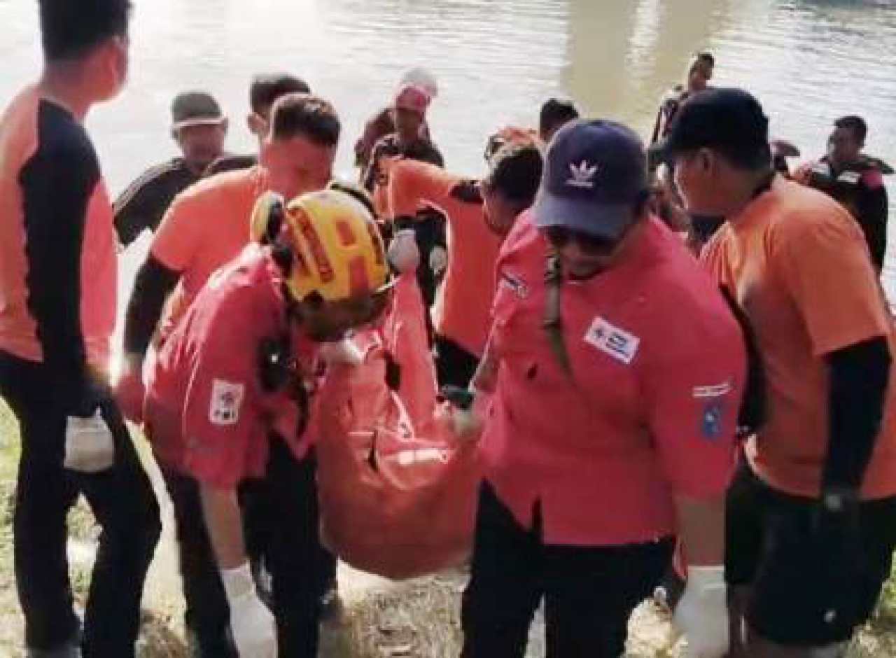 Mayat Galang pencari ikan sudah ditemukan.