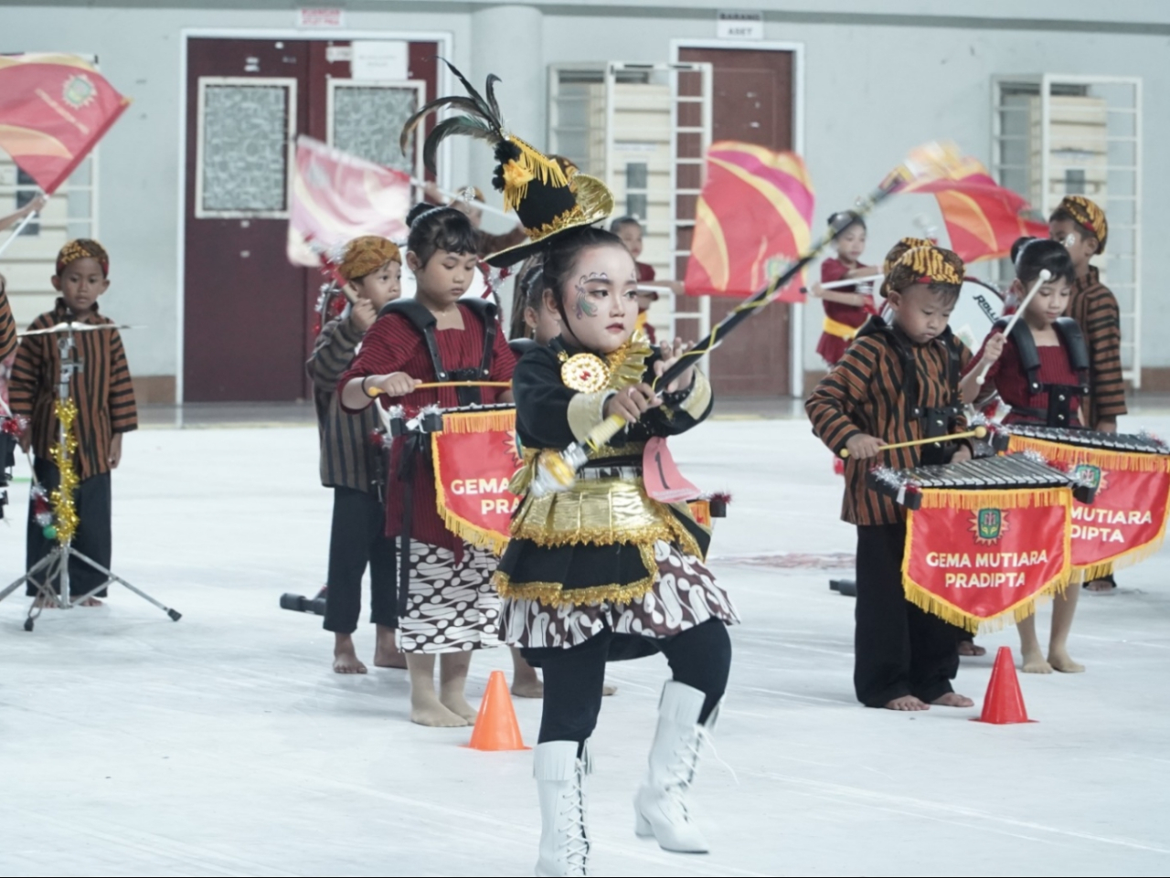 Peserta Marching Band Kapolres Gresik Cup 2025