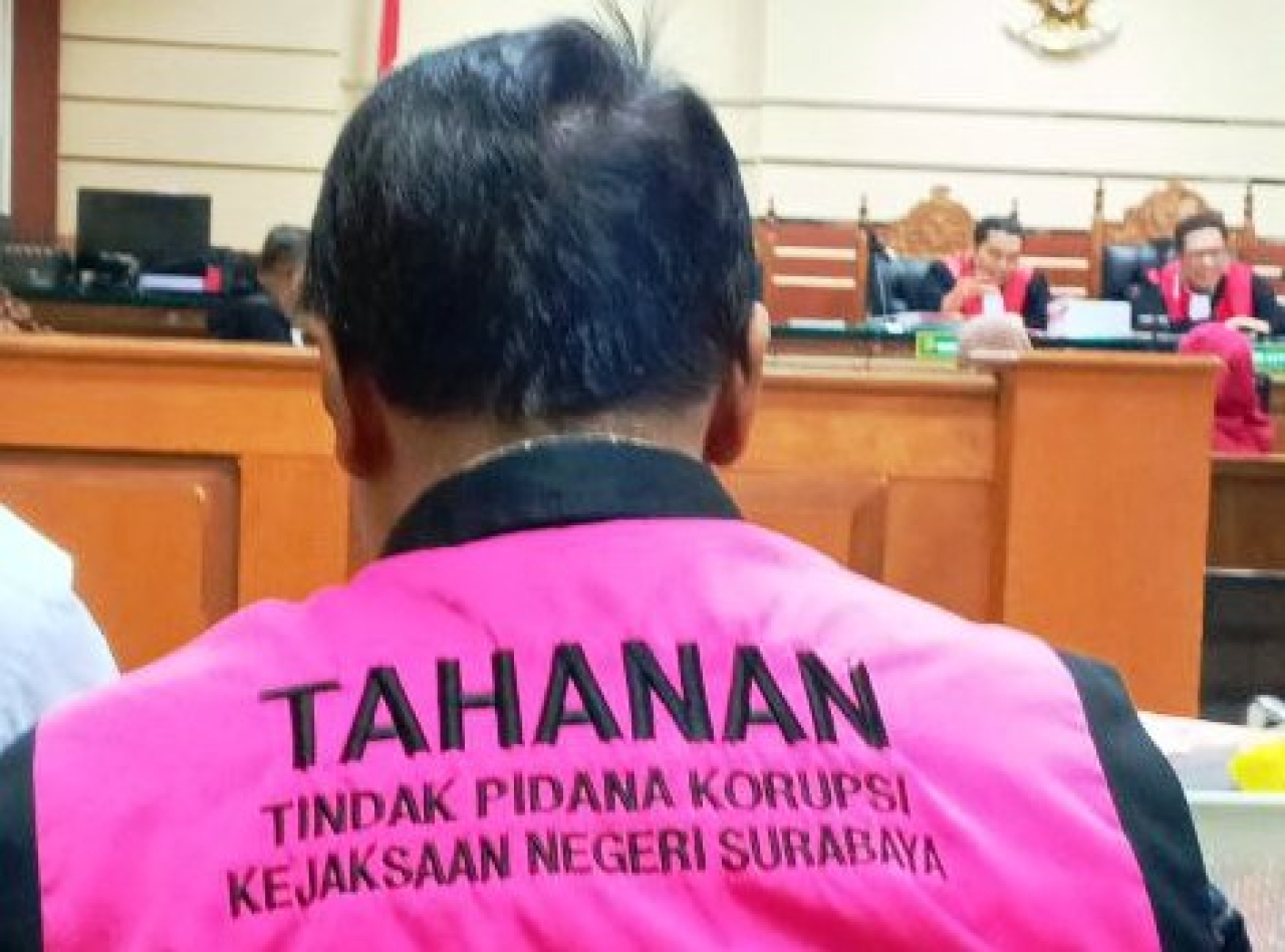 Terdakwa Ganjar Siswo Pramono Pemkot Surabaya Minta Majelis Hakim Gugurkan Perkara TPPU