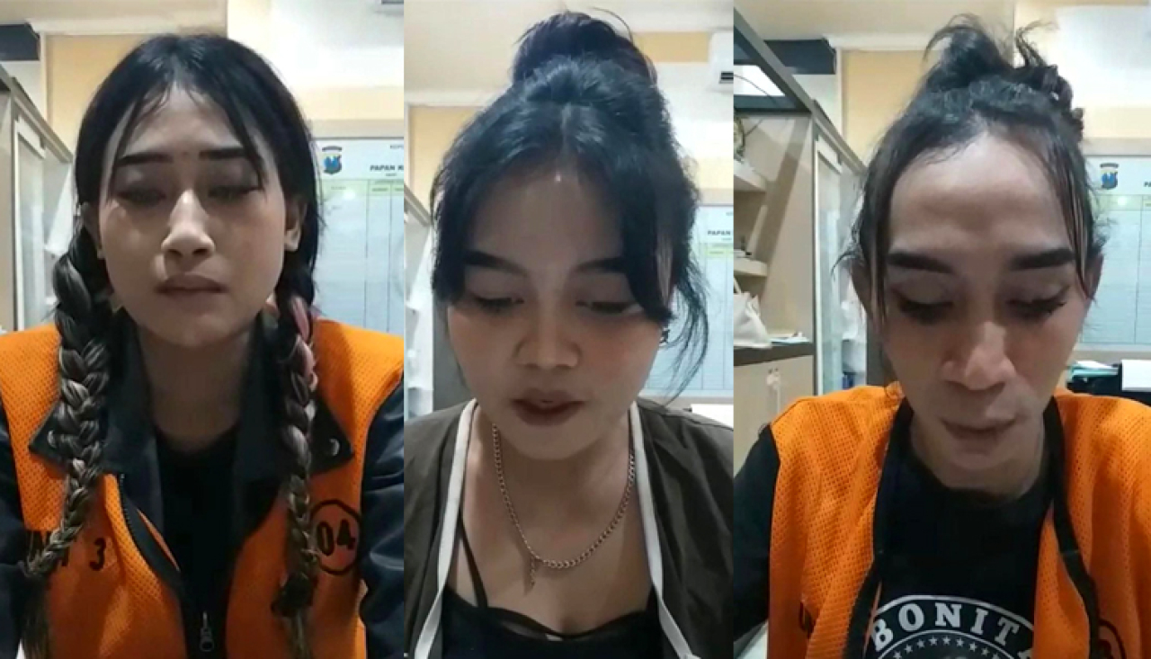 MI, JT dan AP. foto dokumen polisi.