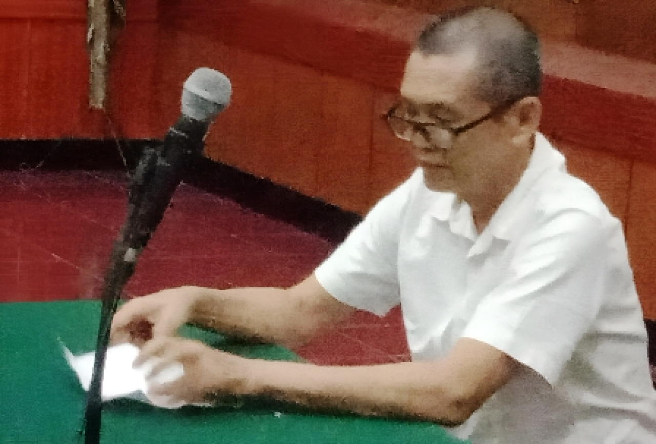 Terdakwa Adji Kusumo