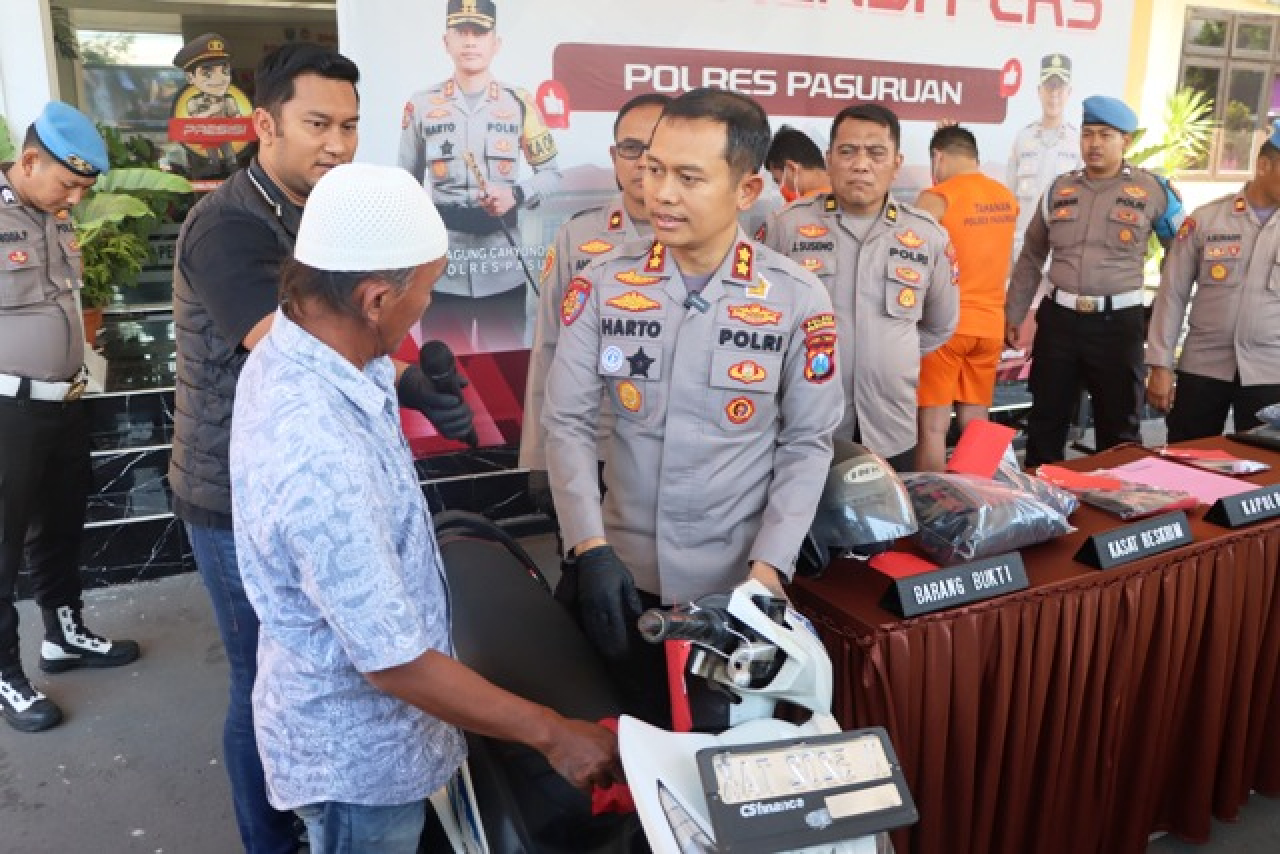 Polres Pasuruan Ungkap Tiga Kasus Kriminal yang Meresahkan Warga