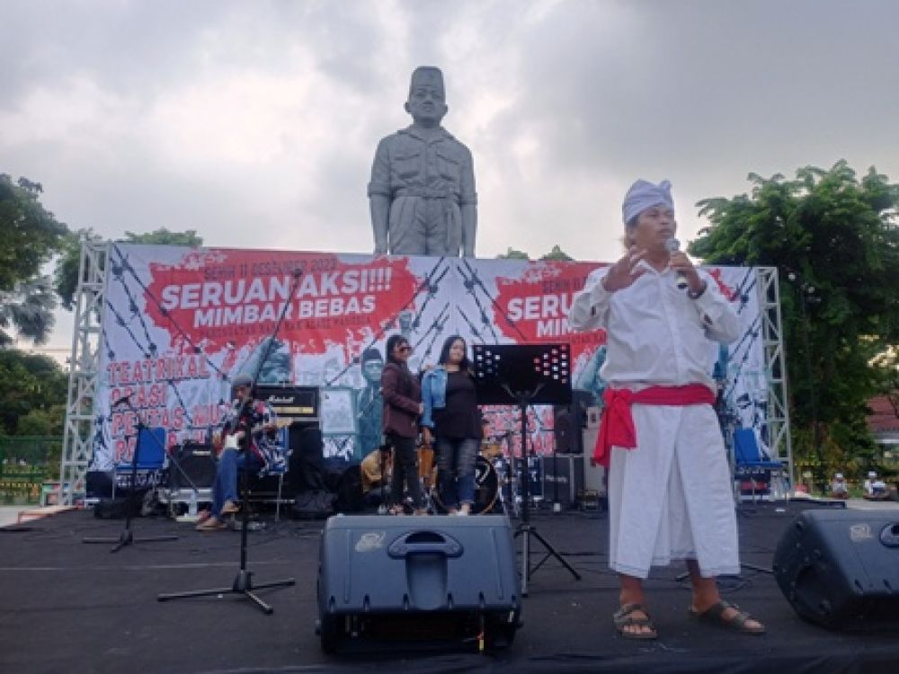 Sound 10 Ribu Watt di Seruan Aksi Mimbar Bebas