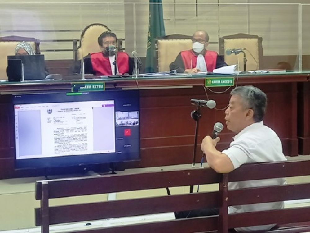 Kusnadi saat bersaksi