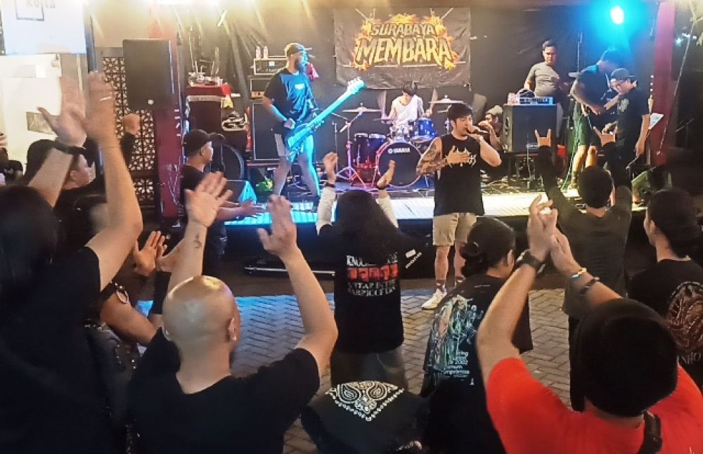 Band asal Singapura Ramaikan Surabaya Membara